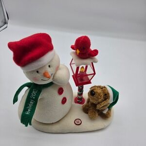 Hallmark Jingle Pals 2013 Holiday Snowman Musical Animated Dog Bird Lantern Plus